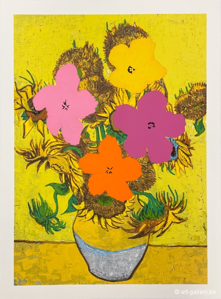 MR BRAINWASH - Flower and Sun